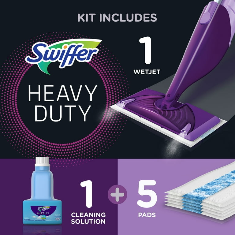 Swiffer WetJet Hardwood and Floor Spray Mop All-In-One Mopping