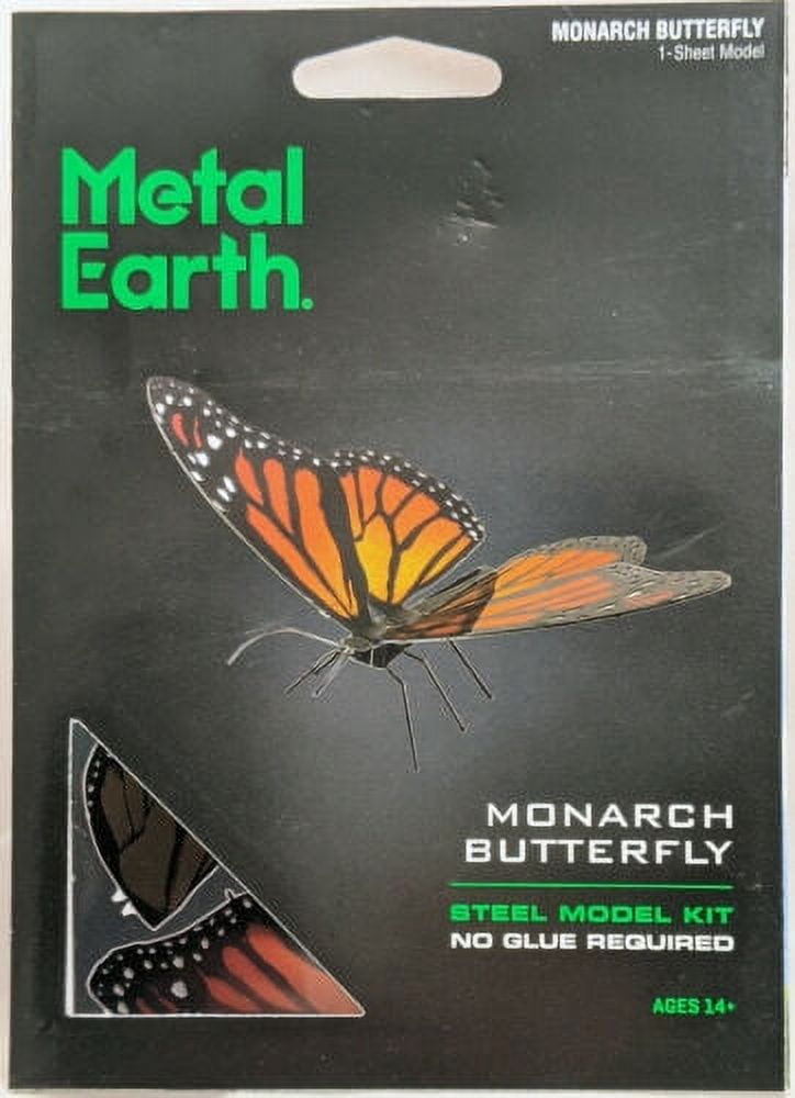 Monarch Butterfly Metal Earth - Corner Pockets