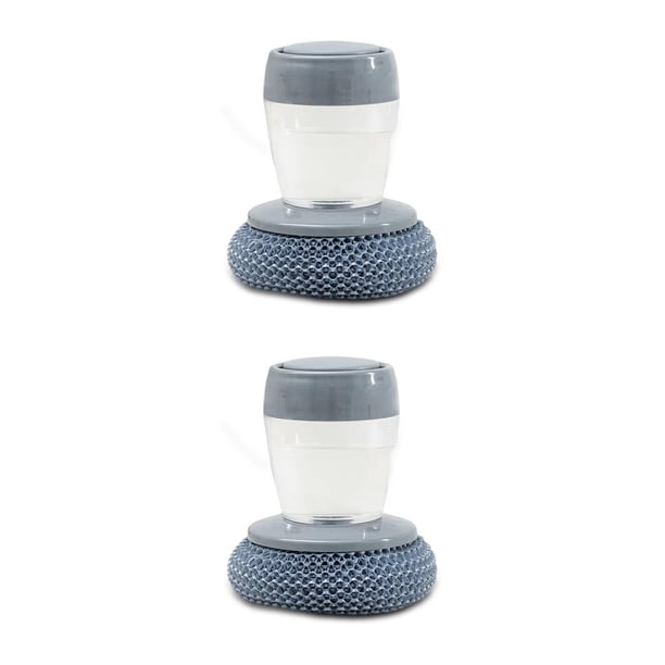 Billuyoard Suministros de limpieza Dispensador de jabón de cocina Cabezal reemplazable de alambre de acero líquido Dispensador de jabón Cepillo de Type1 NO1 Billuyoard CBP192366