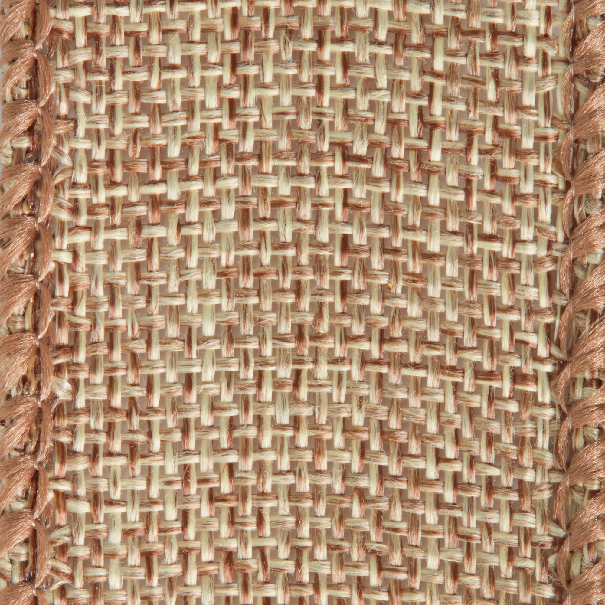 (3 pack) Offray Ribbon, Natural 1 1/2 inch Wired Linen-Look Ribbon, 12 feet