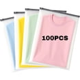 thumbnail image 1 of 100PCS Bolsa Esmerilada Boutique, Bolsa para Ropa con Cremallera Esmerilada, Resellable Escarchado Bolsas de Plastico, con Ventilación, para Guardar Camisas, Calcetines, Ropa Interior, 1 of 4