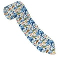 thumbnail image 2 of Rocae Marine Animals for Soft and Comfortable Men's Tie Necktie Wedding Business, 2 of 5