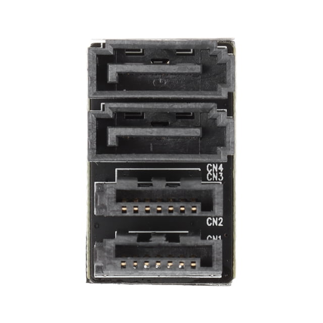 GPU 7Pin, Power Adapter Board For Desktop Graphics CardFor PH572 90 DegreesSATA Dual Interface Both Sides Degree 180 U Turn Angle Connector Steering 12G High Speed