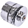 thumbnail image 2 of JEGS GM 1-Wire Alternator 140 Amp Output with V-Belt Pulley [Chrome Plated Finish], 2 of 7