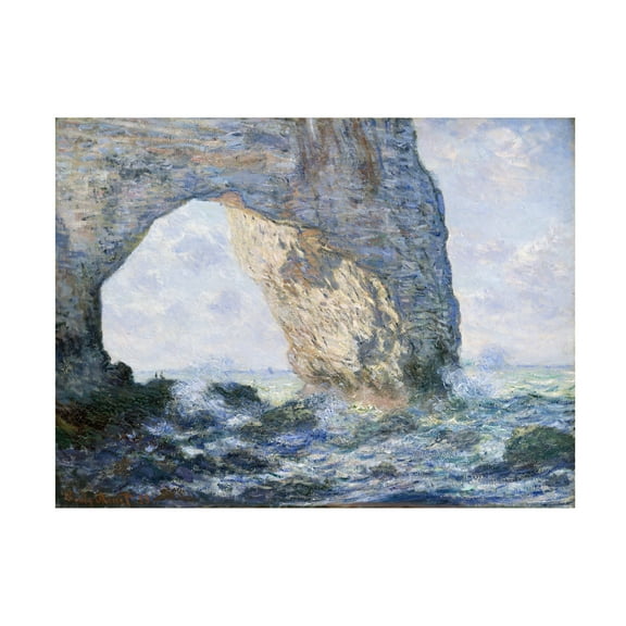 Monet 'The Manneporte' Canvas Art