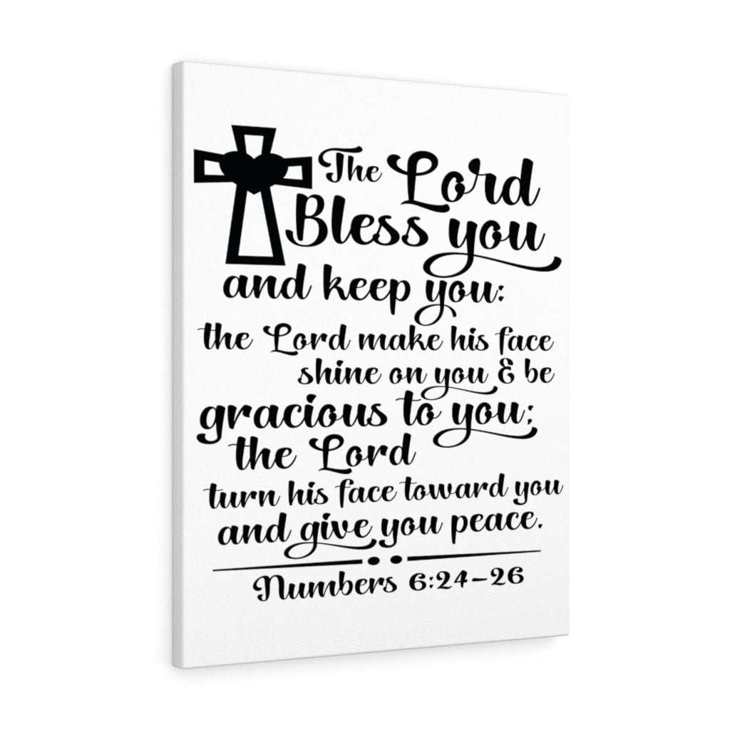 Scripture Walls Lord Bless You Numbers 6 24 26 Bible Verse Canvas scripture-walls-lord-bless-you-numbers-6-24-26-bible-verse-canvas