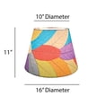 thumbnail image 2 of Eangee 16 Inch British Drum Shade Multi, 2 of 6
