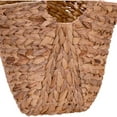 thumbnail image 5 of ML-4002 Tall Water Hyacinth Wicker Basket with Handles | Natural, Brown, Natural, 5 of 8
