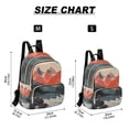 thumbnail image 2 of FORMRS Mini Backpack Purse for Women Travel Daypack Casual Shoulder Bag, Mountains at Dawn, 2 of 7