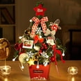 thumbnail image 4 of Árbol de Navidad de escritorio, mini árbol de decoración navideña, decoración navideña para mesa, escritorio y mostrador, 4 of 5