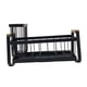 thumbnail image 3 of Soporte para esponja para fregadero de cocina, escurridor de platos, autodrenante, resistente al óxido Negro, 3 of 9