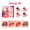 Group  B, variant on Julystar 4Pcs Jelly Lip Jam Set, Dual Use Lip & Cheek Tint, Glossy Mirror Jelly Lip Gloss, Hydrating Moisturizing Easy Blend Lip Stain, Long Lasting Shiny Plump Lips Makeup Gift Kit