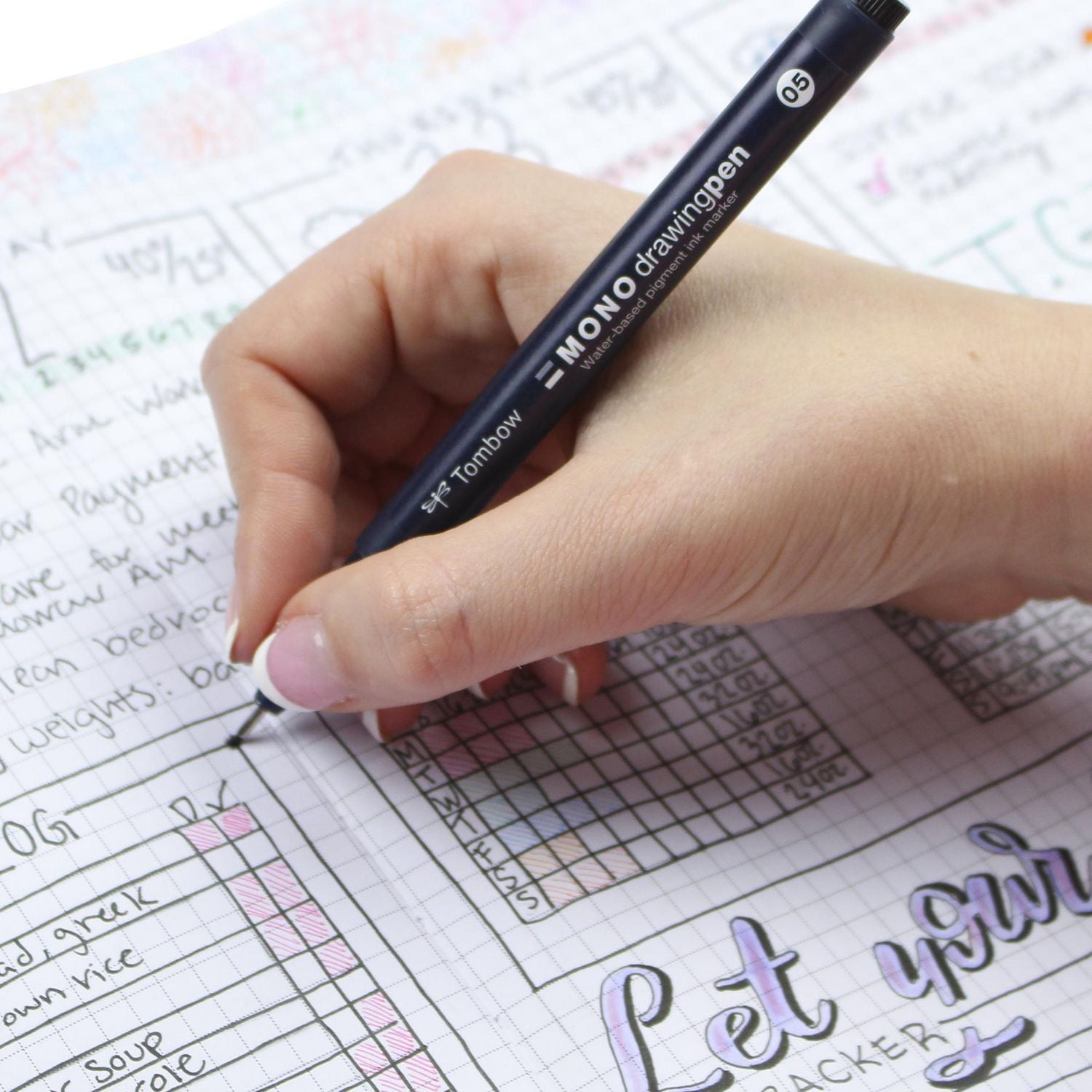 Tombow MONO Drawing Pen, 3-Pack