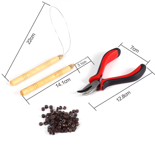 Cuentas De Extensión Del Cabello, Bucles De Extensión De Cabello Seguros, Para Extensiones De Cabello De Plumas En Casa