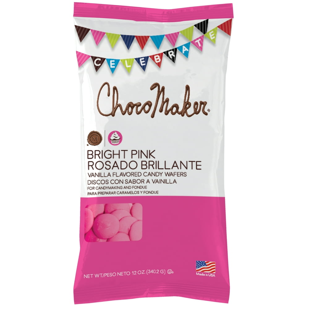 Vanilla Flavored Candy Wafers 12ozBright Pink Walmart