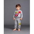 thumbnail image 4 of Disney Cars Lightning McQueen Toddler Boys’ Outfit Set - Two Piece Sweatshirt with Racing Graphics & Jogger Pants (4T), 4 of 5