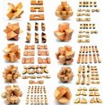 thumbnail image 3 of Wooden Cube Puzzle - Educational Puzzle, Intelligence Logic Math Puzzle, Luban Lock, Intelligence Test Toy, Mind Puzzle Box Lock Toy, 3 of 7