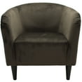 thumbnail image 5 of Mainstays Microfiber Tub Accent Chair, Chocolate Brown, 5 of 6