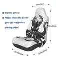 thumbnail image 3 of Balery Abstract Ink Octopus Funda de Asiento para Auto con Diseño - Cubierta Frontal Suave y Transpirable con Protector Antideslizante- 1 Unidad, 3 of 5