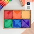 thumbnail image 4 of CONNETIX Magnetic Tiles, Rainbow Square Pack, 42 Pieces, 4 of 6