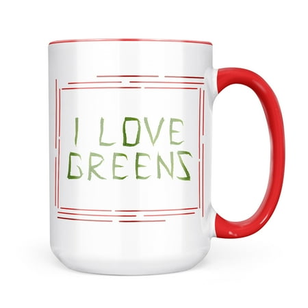 

Neonblond I Love Greens Fern Plant Flower Mug gift for Coffee Tea lovers