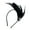 Black, variant on JZROCKER 20s Flapper Headband Cocktails Party Fascinator HairHoop Vintage Headband