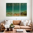thumbnail image 2 of Elephant Stock Lake Scene Wall Art - Horizontal Multi Panel Canvas - Living Room Wall Decor - Nature Multi Panel - Teal And Green Decor By Albert Bierstadt - 65" x 42", 2 of 8
