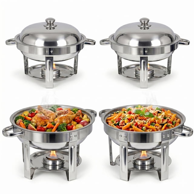 Bufetera Redonda 7.5l Kit 4pz Cacerola Vapor Acero Catering Gutstark
