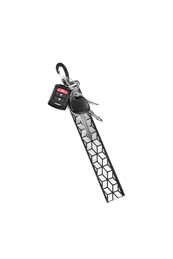 Reflective Keychains High Visibility Reflector Pendant Safety Marker For Night Cycling Bag Accessories Keyrings