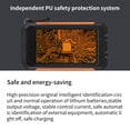 thumbnail image 1 of 4000mah Solar Power Bank Lithium Polymer Battery Portable Charger 2.1A 2 USB Ports High-Speed Power-Saving Battery Pack with Dual Led Flashlight Compass Function, 1 of 9
