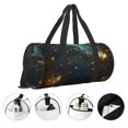 thumbnail image 3 of Balery Magical Library Butterfly Night Bolsa de Gimnasio para Mujeres y Hombres, Bolsa de Viaje Impermeable, Bolsa de Fin de Semana con Compartimento para Zapatos y Bolsillo Húmedo, 3 of 6