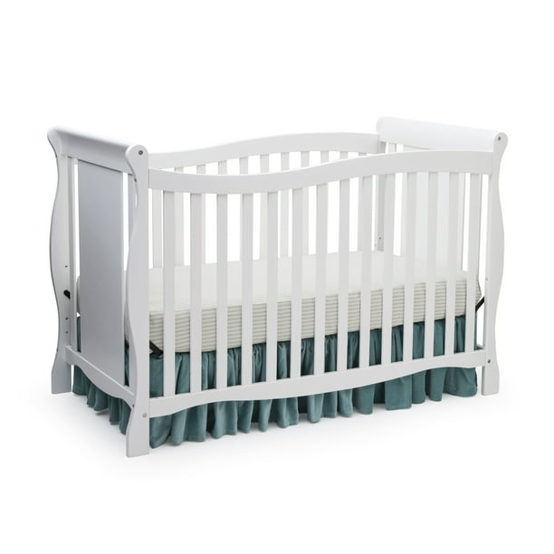 Delta Children Brookside 4 In 1 Convertible Crib White Walmart