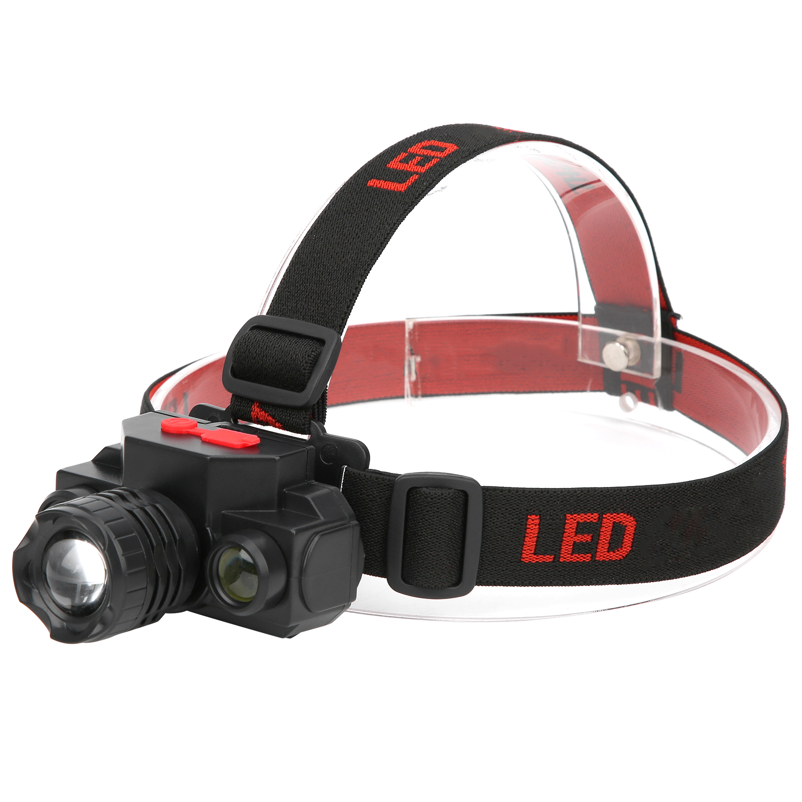 Herwey LED Headlamp Headband Light USB Rechargeable Jogging Outdoor Camping  Supplies T6