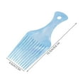 thumbnail image 6 of SEWCHICS Durable Blue Plastic Wide Tooth Hair Pick Comb for Effortless Curly Hair Styling and Detangling, 6 of 8