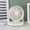 White, variant on Emdiqzs Portable Cooling Summer Essentials 360 Degree Rotation USB Rechargeable Quiet Personal Desktop Fan for Home Office Pink Green Beige Gray Purple