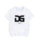 thumbnail image 5 of Camiseta de algodón para niños, camiseta de moda con estampado de letras para niñas y niños, camisetas de manga corta con cuello redondo para bebés, ropa para niños, 5 of 5