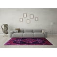 thumbnail image 3 of Ahgly Company Indoor Rectangle Persian Purple Traditional Area Rugs, 7' x 9', 3 of 4