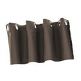 thumbnail image 2 of Langgg Solid Colored Short Valance Window Drape Curtains Kitchen Window Treatment Window Drape Balcony Coffee S, 2 of 9