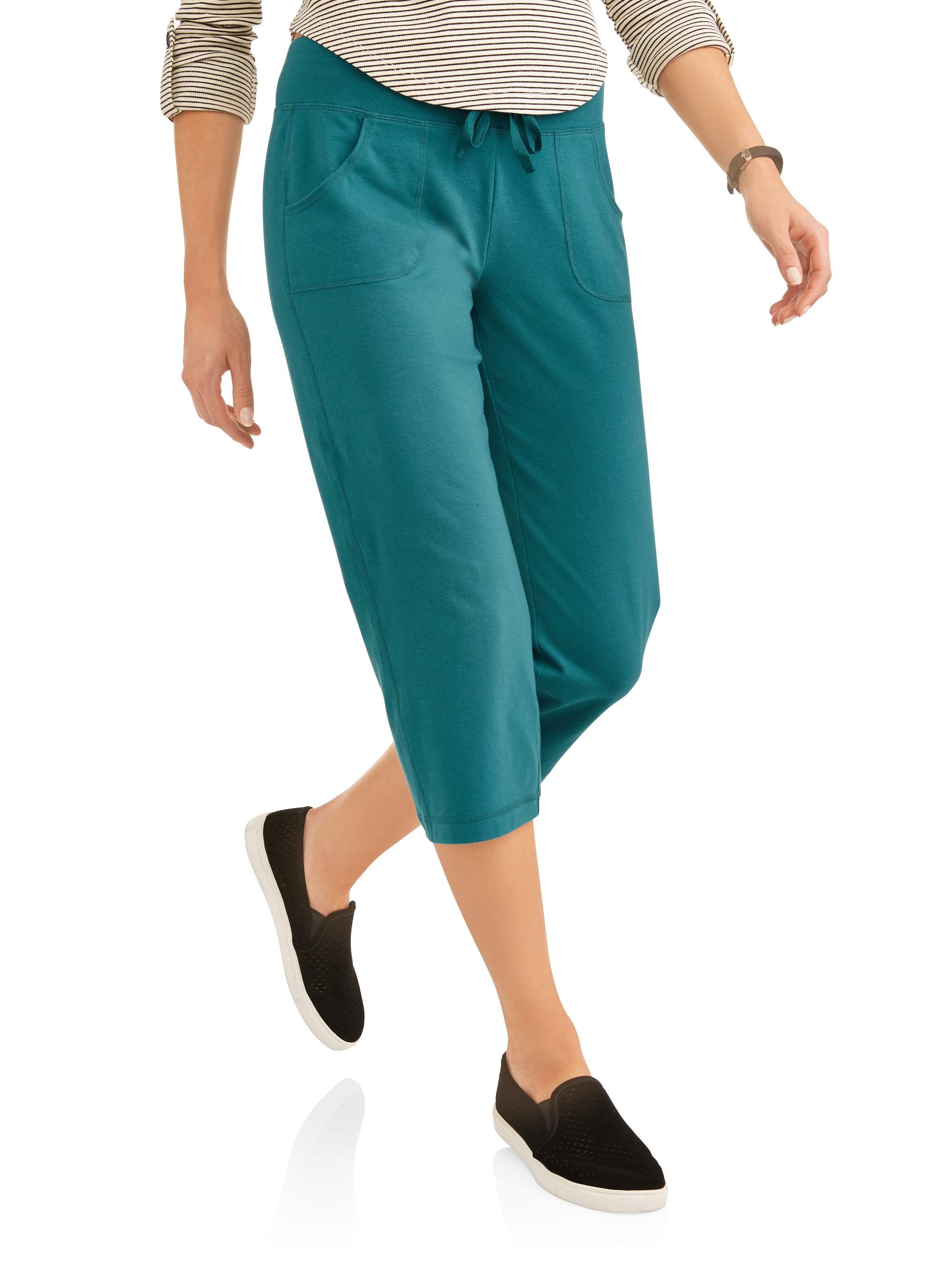 Athletic Works Women's Essential Athleisure Knit Capri