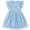 Sky Blue, variant on Swuxness Girl's Casual Sleeveless Dress, Toddler Dresses, Kids Girl Solid Color Crew Neck Lightweight Fashion Comfortable Soft Dress Light Blue, 5-6 Years