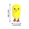 thumbnail image 2 of 24 PCS Easter Fluffy Plush Chicks, Yellow Soft Mini Farm Chick Figurines, Realistic Stuffed Animal Ornaments for Easter Decorations, Spring Table Centerpieces, Party Favors, Gift Bag Fillers, 2 of 5