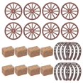 thumbnail image 3 of 24 Piezas de Suministros para Fiestas Occidentales, Centros Mesa Vintage la Suerte, Recuerdos Fiesta Boda, Decoraciones Vaquero, 3 of 10