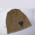thumbnail image 6 of UDIYO Ear Flap Thick Brimless Windproof Beanie Hat Women Heart Print Riding Knitted Skull Beanie Cap Costume Accessories, 6 of 7
