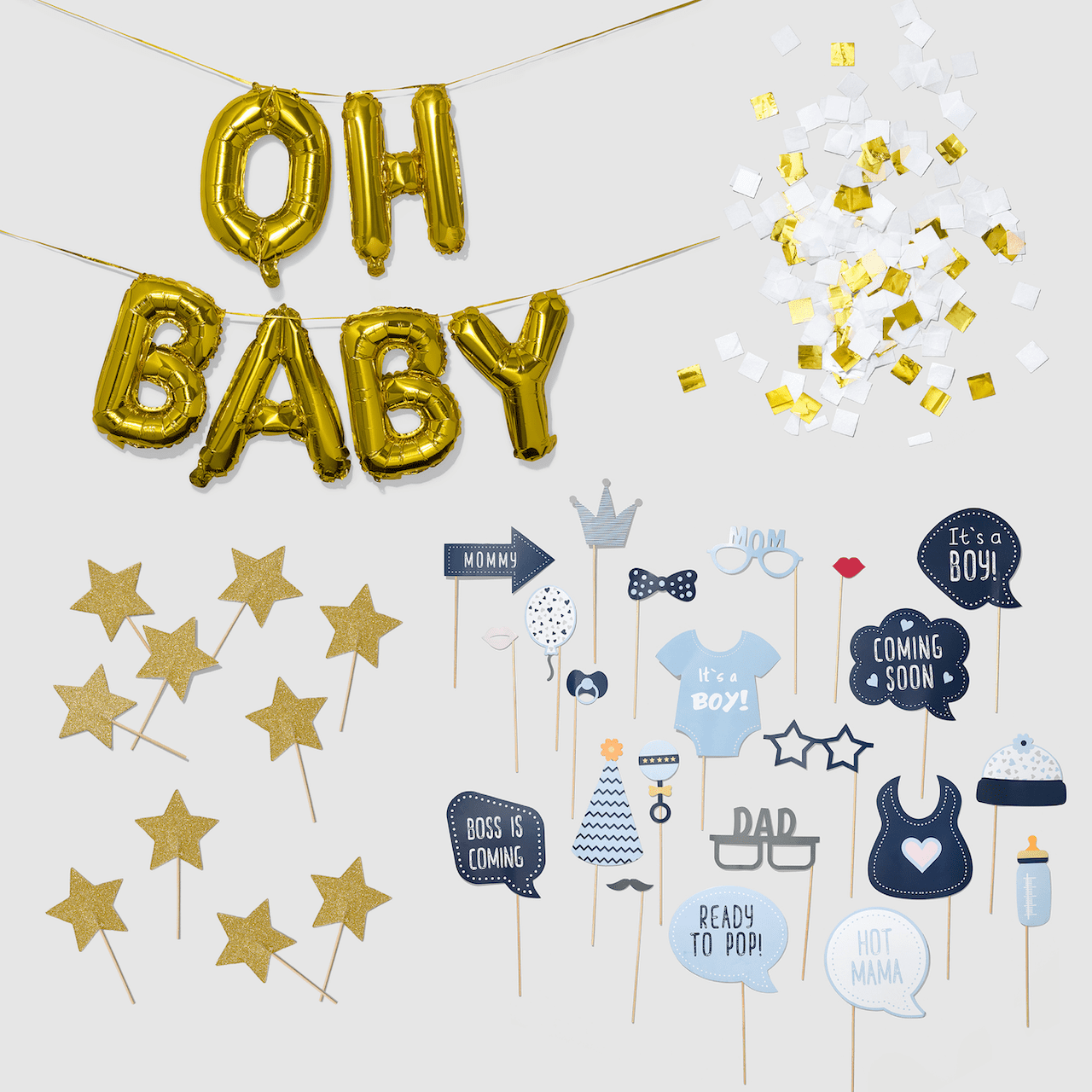walmart baby boy shower decorations