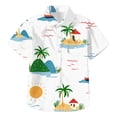 thumbnail image 7 of Ulanda Boy's Button Down Hawaiian Shirt Short Sleeve, Kids Summer Beach Hawaiian Shirts for Boys for 7-14 Years (White, 4-5 Years), 7 of 7