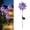 1pc, variant on Magical Holographic Rainbow Solar Pinwheel Lights, Color Changing LED Windmill Garden Stakes, Waterproof Outdoor Kinetic Yard Decor for Patio, Lawn, Pathway, Party