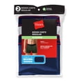 thumbnail image 4 of Boxer Hanes para hombre, Regular Algodón Stiching Marino y Gris 2 Piezas Talla M, 4 of 4