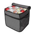 thumbnail image 1 of Christmas Balls Storage Box Organizer 600d Nylon Pp 64 Cell With Removable Partition Led Lights Gray 32x32x32cm, 1 of 5
