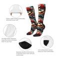 thumbnail image 6 of Lsque Mario Printed Crew Socks Men's Women's LightWeight Thin Casual Calf Socks ,Knee High Socks,Cotton Socks, 6 of 9