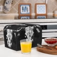 thumbnail image 5 of Rateoe White Black Sheep skull Pattern Toaster Covers 2 Slice Wide Slot,Bread Machine Cover,Bread Dust Cover & Fingerprint Protection,Appliance Covers, 5 of 7